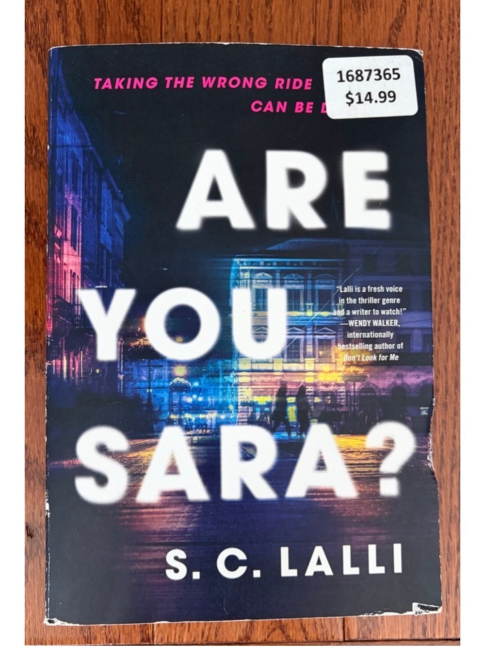 Book "Are You Sara?" by S.C. Lalli.